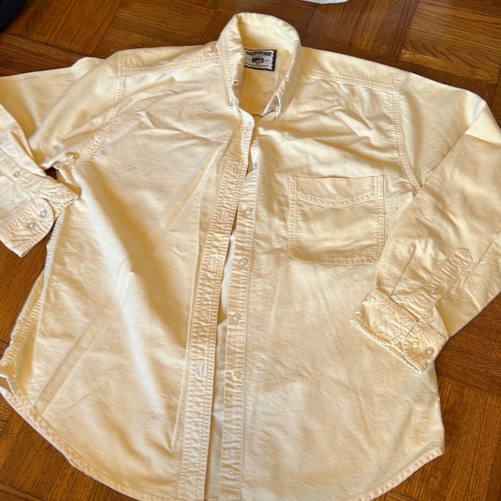Vintage Lee casual collection cotton Oxford button up shirt